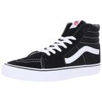 Vans Unisex Yüksek Top Spor Ayakkabı, Siyah (Siyah/Siyah/Beyaz), 43/41 EU