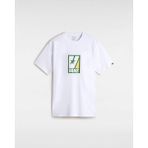 Vans Vee Star Ss Erkek Tişört VN000M5YWHT1 - 2XL - Beyaz