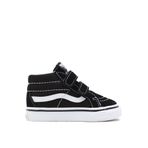 Vans VN00018W6BT1 TD SK8-Mid Reissue V Siyah Beyaz Bebek Yürüyüş Ayakkabısı