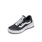 Vans Vn000Ef1 Range Brz Sneakers Siyah Unisex Spor Ayakkabı, BA21 BLACK/WHITE, 36,5