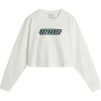 Vans VN000J4KFS81 Retro V Ls Relax Crop Beyaz Kadın T-shirt