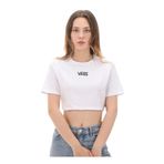 Vans VN000P5VWHT1-W STYLE 76 II CREW CRO Beyaz Yuvarlak Yaka Normal Düz Kadın T-Shirt