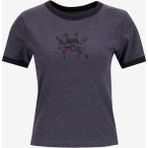 Vans Vn000Rc1O8W1-Cruzing Ringer Tee Bisiklet Yaka Normal Düz Kadın T-Shirt, Gri, Xs