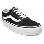 Vans Vn0A3Tlc W Ward Platform Sneakers Siyah Unisex Spor Ayakkabı