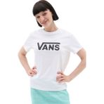 Vans WM DROP V SS CREW-B Beyaz Kadın Kısa Kol T-Shirt - XL