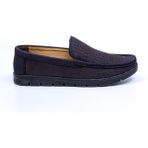 Vantaggio Shoes Robin Nubuk Iç ve Dış %100 Hakiki Deri Erkek Delikli Comfort Ayakkabı, Günlük Ayakkabı - Lacivert