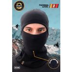 VantaStore Siyah Kar Maskesi Termal Kışlık Bere Boyunluk Motorcu Kask Bere Unisex Balaklava