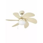 Vantı 30''30W Beyaz Ahsap Tavan Vantılator