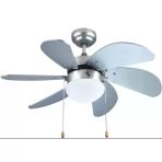 Vanti Kcf282 60W Silver Metalik Desenli Aydınlatmalı Tavan Vantilatörü