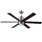 Vanti KCF285 Kahverengi 60W Metal 6 Kanatlı Avizeli Tavan Vantilatörü