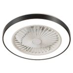 Vanti KCF297 15 W Ledli Dekoratif Siyah Beyaz Tavan Vantilatörü