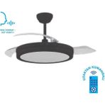Vanti KCF306 30 W 42 inç Ahşap Siyah Smart Ledli Modern Vantilatör
