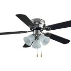 Vantı Sıyah Nıkel 42'' Metal Tavan Vantılator