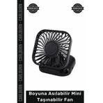 #Vantilatör Fonksiyonel Serinletici Şarj Edilebilir USB Boyuna Asılabilir Mini Taşınabilir El Fanı