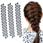 VANTOBEST 6 adet saç örgü aracı saç şekillendirme aksesuarları kiti bayan saç şekillendirme klipsi DIY fransız saç örgü aracı rulo topuz makinesi fransız kırkayak örgüler saç modeli örgü aracı DIY saç modeli