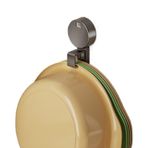 Vantuzlu Lavabo Kancası, Lavabo Tutacağı,Banyo Lavabo Askısı - Mutfak Gereçleri, Doğrama Tahtası, Tava ve Tencere için Ayarlanabilir Duvar Askı Rafları