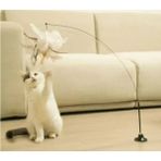 Vantuzlu Tüylü Zilli Kedi Oyun Oltası Midastech - Çok Renkli