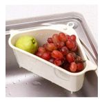 Vantuzlu Üçgen Sebze Meyve Lavabo Raf Evye Süzgeç Sünger Tutucu Düzenleyici Mutfak Organizer