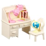 VANZACK 1 Set Minyatür Masa Sandalye: Bebek Evi Çalışma Odası İçin Mini Model - Küçük Çocuklar İçin Bebek Evi Aksesuarları Masa Veya Koleksiyoncu Sergisi