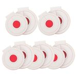 VANZACK 10 Parça Sapan Hedefi Çekim Noktaları Sapan Uygulama Hedefleri Için Hedef Avlanma Hedefleri Egzersiz Hedefi Oyun Hedeflerini Vurma Hafif Hedef Kapalı Mikrofiber 7c Vites Beyaz