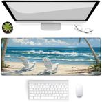 VANZEV Oyun Mouse Pad, Plaj Mouse Pad, Masa Mat, Kaymaz Kauçuk Tabanlı Fare Altlıkları Bilgisayarlar için Dizüstü Bilgisayar Ofis Okul Ev Aksesuarları Dekor 80 cm x 30 cm