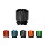 Vaportown 810 reçine ağızlık ZEUS X Z Max Horizon Sakerz Master Falcon King Valyrian 2 Pro TFV9 TFV12 Prince Mesh Pro 2 Kylin M Dead Rabbit RTA Drip Tip (siyah)