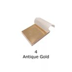 Varak Kaplama Yaprak Metalik Folyo İmitasyon 9x9cm 10lu Paket 4 Antique Gold R5799F-4