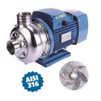 Varan DWK100T Açık Çarklı Komple Paslanmaz 316 1 Hp 9 mss 12 m3/H Santrifüj Pompa Trifaze