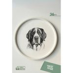 Varbifırsat Köpek Desenli Yuvarlak Dekoratif Tepsi - 36 cm