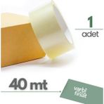 VarBiFırsat Şeffaf Koli Bandı 45 mm x 40 Metre Bant