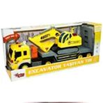 Vardem 1:16 Sürtmeli Sesli Işıklı Excavator Taşıyan Tır
