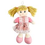 Vardem 30 cm Pembe Bez Bebek