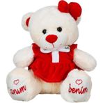 Vardem 40 cm Elbiseli Oturan Ayı Peluş Oyuncak