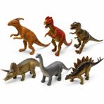 Vardem 6 Parça 8 inch Hayvan Seti, Çiftlik Dinozor Vahşi ve Deniz Hayvanları Figür Oyuncakları, Çocuklar İçin Eğitici Hayvan Tanıma ve Rol Yapma Oyun Seti SH-9001-2-3-4 (DİNAZOR)