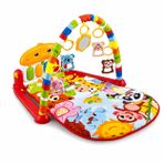 VARDEM Bebek Oyun Halısı, Piyanolu ve Ördek Figürlü Aktivite Halısı, Oyuncak Askılı Bebek Jimnastik Merkezi, Sesli Müzikli Bebek Gelişim Oyuncağı VRD107668