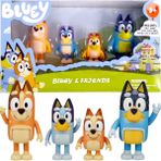 Vardem Bluey ve Ailesi 4 Pk Şekil Seti Bluey Bingo Bandit Baba + Chilli Anne - tek model
