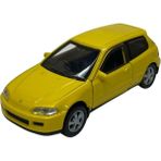 Vardem Çek Bırak Araba 1:32 Honda Civic Eg6 - 43813 - Sarı