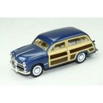 Vardem Die-Cast Çek Bırak Arabalar '49 Ford Woody Wagon Mavi - Renkli