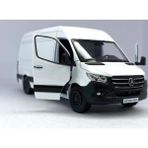 Vardem Mercedes Sprinter Çek Bırak Diecast Model Araba 12 cm Beyaz 3+ Yaş İçin Eğlenceli Oyuncak