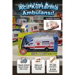 Vardem Metal Oyuncak Ambulans - Çek Bırak Özellikli, Açılabilir Arka Kapılı Die-Cast Kurtarma Aracı