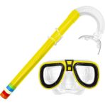 Vardem MonsterÇocuk - Kartela Maske Şnorkel Set Çocuk M301S01 - Sarı