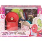 Vardem Oyuncak 1818-7A Pembe 8 Parça Emaye Tencere Oyun Seti