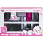 Vardem Oyuncak HUA-1019 Sesli ve Işıklı 2 in 1 Lüks Saç Şekillendirici Set