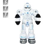 Vardem Oyuncak Işıklı ve Müzikli Hareketli Atletik Sporcu Pilli Robot - 01-Mavi