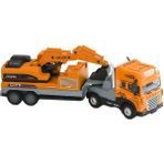 Vardem Oyuncak KLX800-248 Sürtmeli Işıklı Müzikli 1:24 Kazıcı Taşıyan Tır