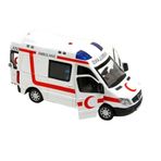 Vardem Oyuncak Metal Sesli Ambulans Minibüsü