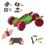 Vardem Oyuncak Uzaktan Kumandalı Full Fonksiyon Bilekten Kontrol Şarjlı 2.4g Dinazor Araba Hg4-42 - Yeşil