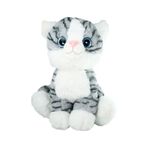 Vardem Pelüş Oyuncak Oturan Tatlı Kedi 30 Cm Çok Renkli