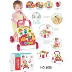 Vardem Piyanolu 4in1 Turkuaz Bebek Yürüteci (Pembe Renk)