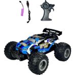 Vardem Uzaktan Kumandalı Full Fonksiyon 2.4g 1:18 Şarjlı High Off Road Araba - Mavi